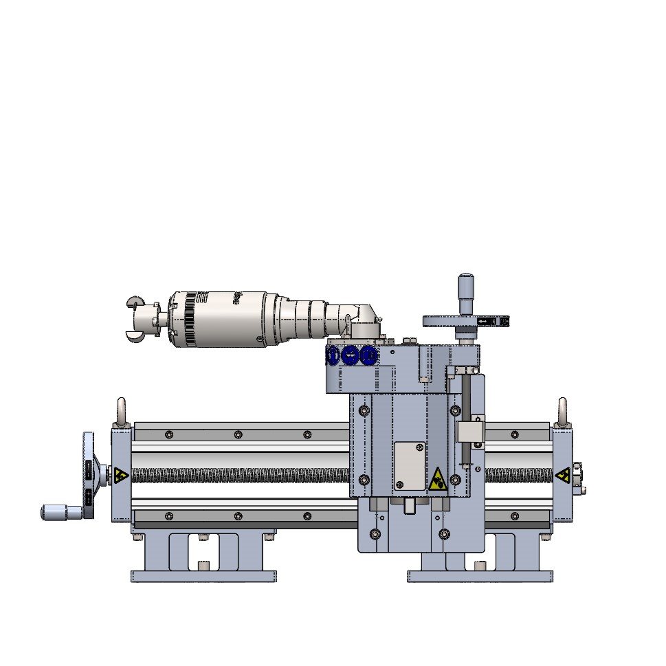 2-axis portable milling machine with Right angle spindle motor