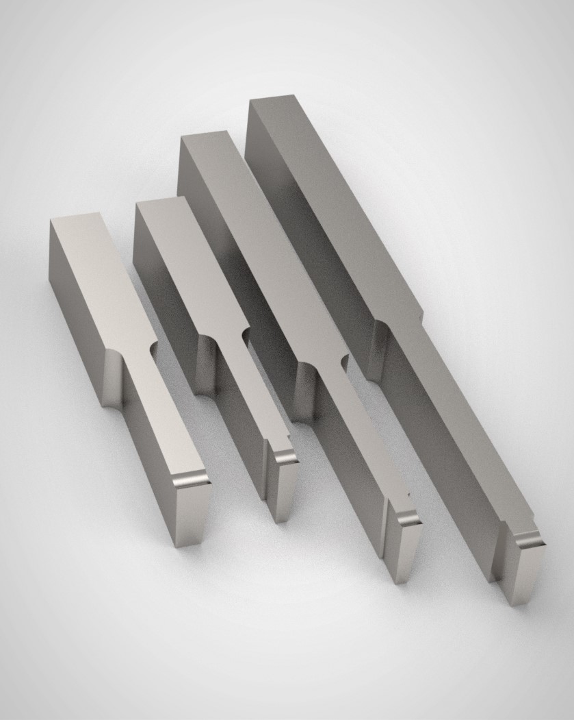 Selection of different HSS cutting tool bits for Normaco LW CC splitframe