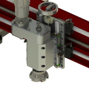 picture of Z-axis of PMH3 gantry portable milling machine
