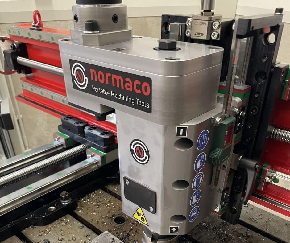 Normaco PMH3G milling machine spindle