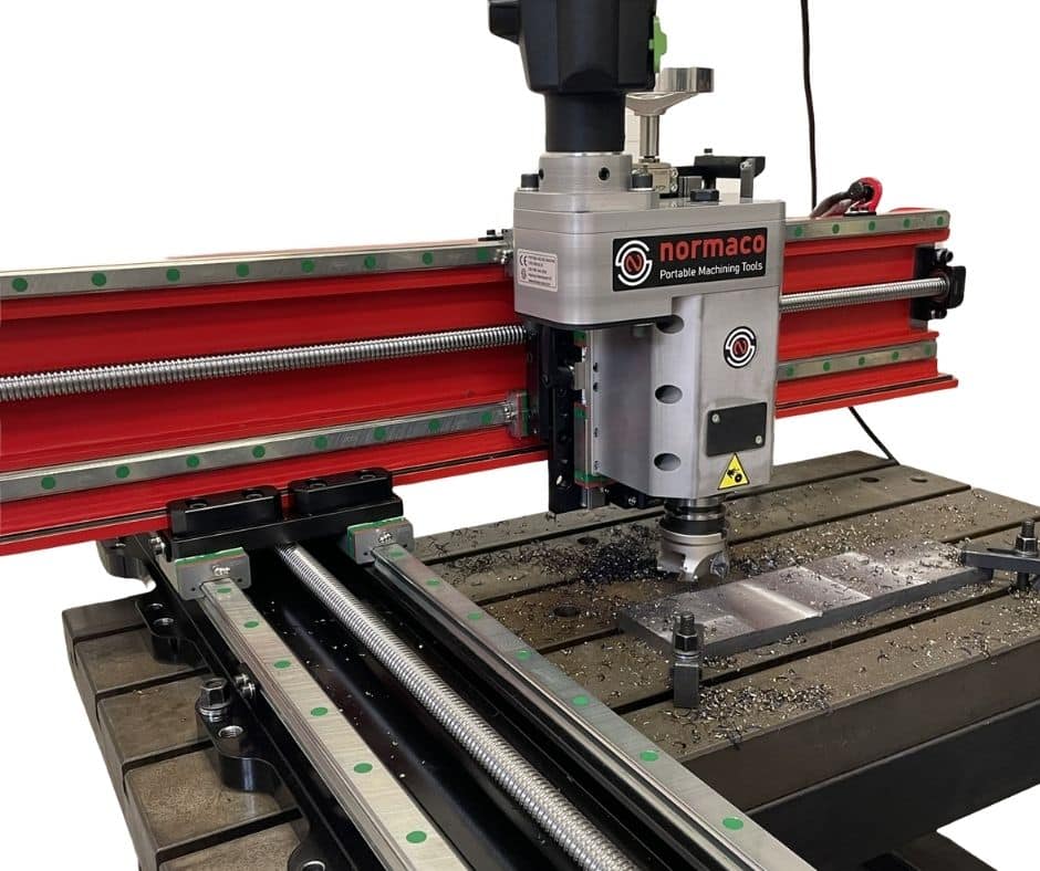 Normaco gantry portable milling machine